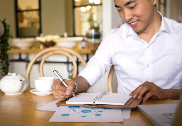 Asian casual business man — Stock Photo, Image