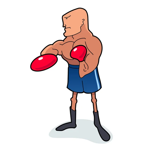 Boxer dans le rack — Image vectorielle