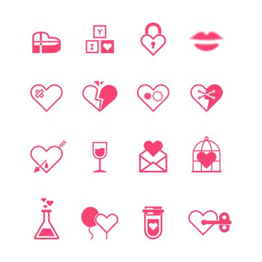 Sevgililer günü simgeler