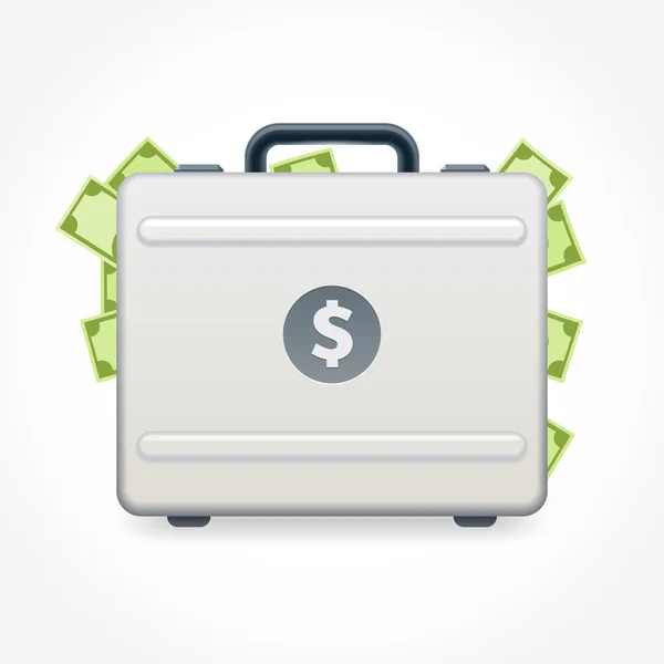 Suitcase full of money Vector Art Stock Images Depositphotos