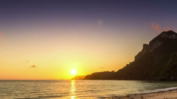 Mar amanecer lapso de tiempo — Vídeo de stock