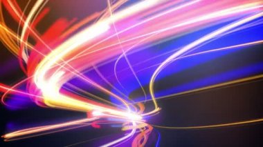 Soyut gece trafik döngü