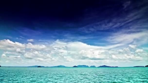 Thailand krabi islands time lapse — Stock Video