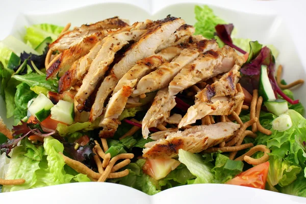 Grilled chicken salad — Stock Photo, Image