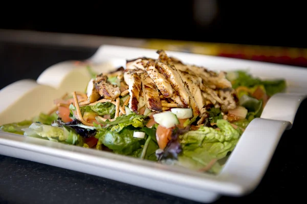 Grilled chicken salad — Stock Photo, Image