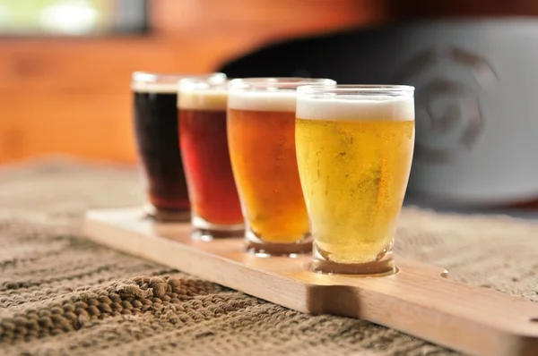 Muestreador de cerveza artesanal — Foto de Stock