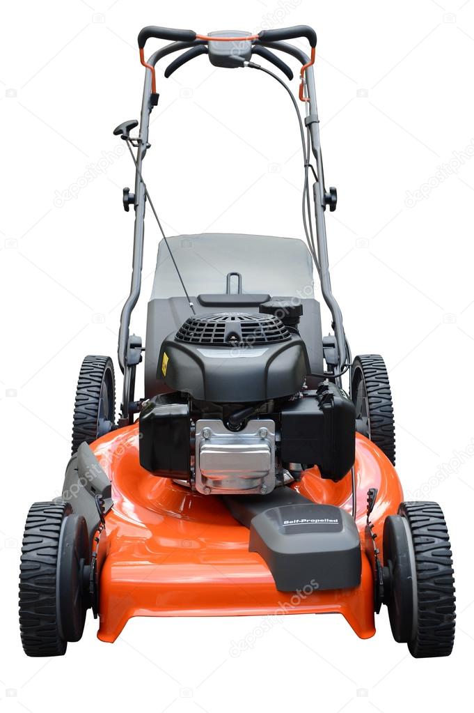 Lawn Mower isolated over white background