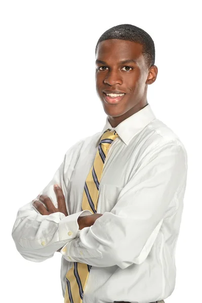 Young Businessman Smiling — Stock Photo, Image