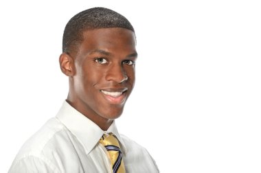 Genç iş adamının portresi