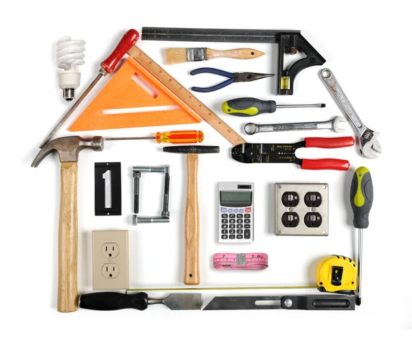 Tools in the Form of House — Stock Photo, Image