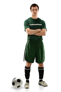 Futbolcu ayakta