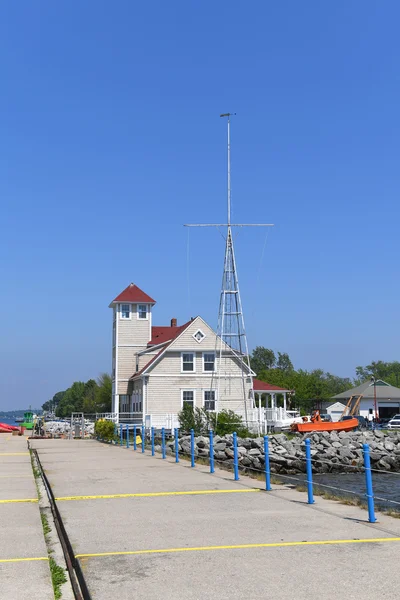 Muskegon Pier sul lago Michigan — Foto Stock