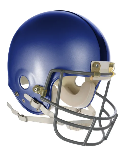 Casco da calcio blu — Foto Stock