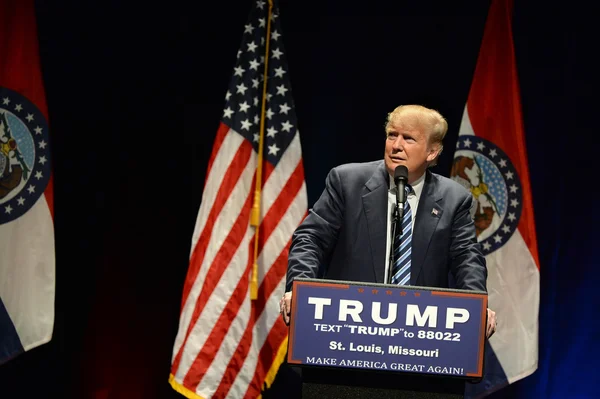 Donald Trump kampanjer i St Louis — Stockfoto