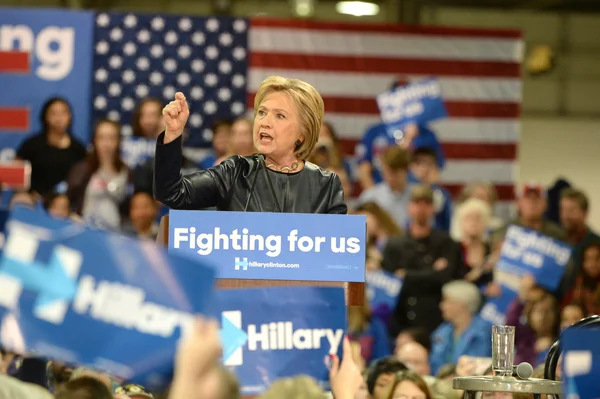 Kampanii Hillary Clinton w St. Louis, Missouri, Stany Zjednoczone Ameryki — Zdjęcie stockowe
