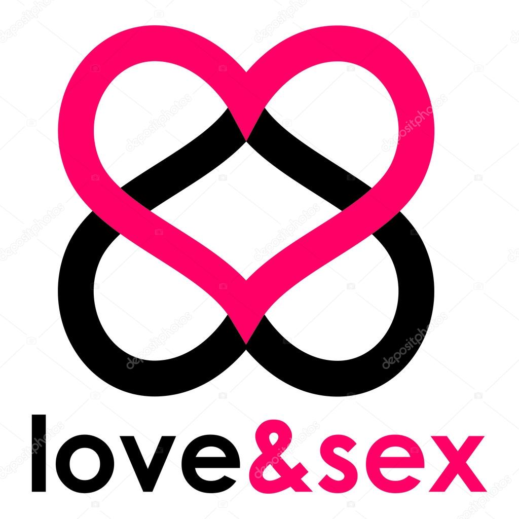 Sex shop logo heart