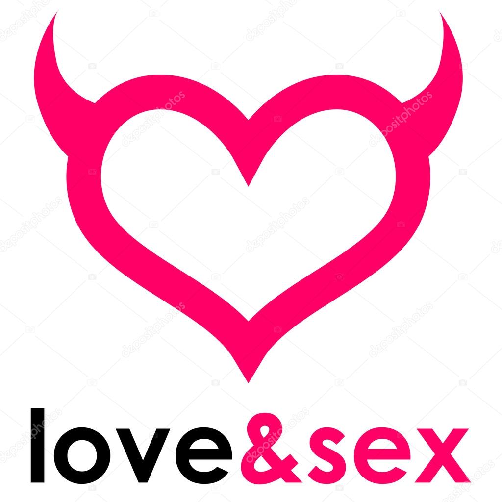 Sex shop logo heart