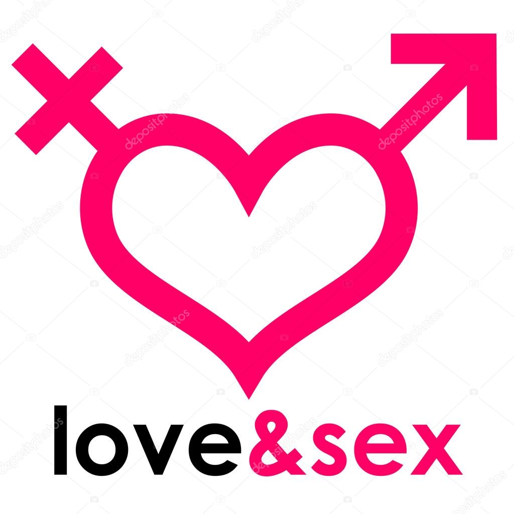 Sex shop logo heart