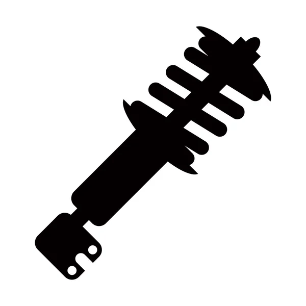 Service de voiture - icône de réparation de suspension — Image vectorielle