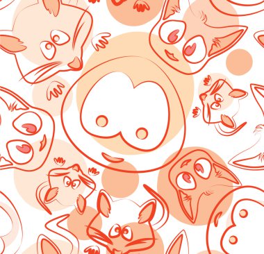 hayvanlar seamless modeli