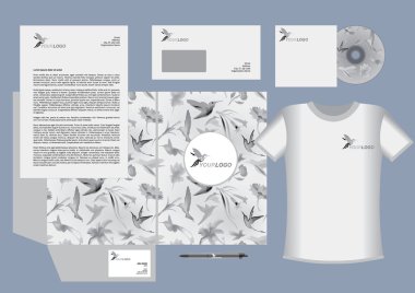 Colibri kurumsal kimlik tasarım şablonu