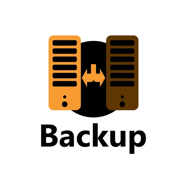 Ícone tecnológico - backup —  Vetores de Stock