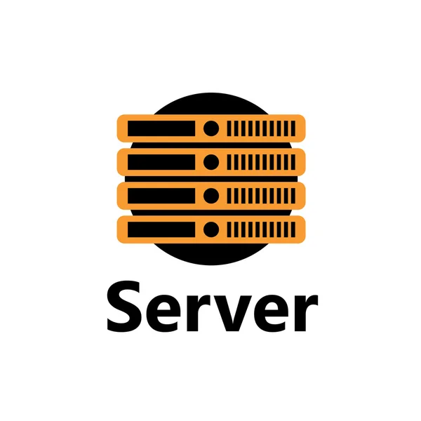 Rackmount technologic pictogram — Stockvector