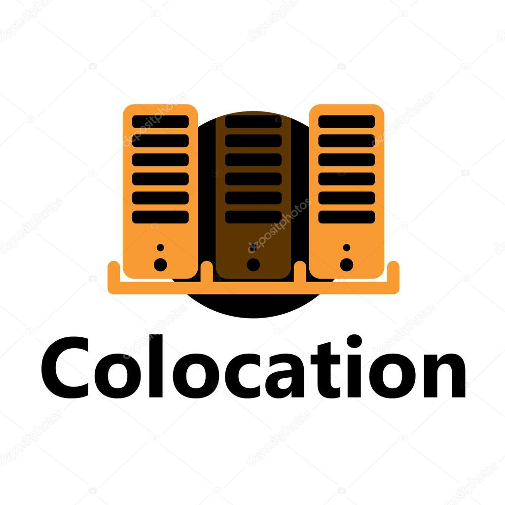 Technologic colocation icon \u2014 Stock Vector \u00a9 vadimdesign 68913351