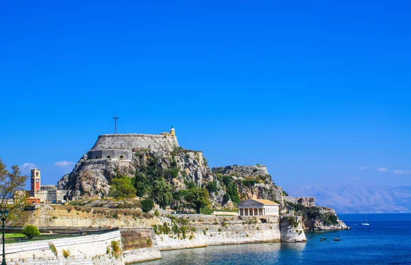 Літо в острова Корфу. Греція — стокове фото