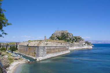Corfu Island. Yunanistan. Eski Venedik Kalesi Corfu town.