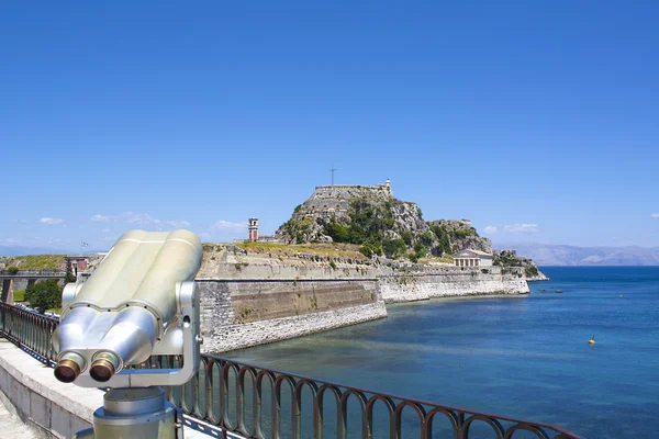 Ostrov Korfu. Řecko. Staré město benátský hrad Korfu. — Stock fotografie