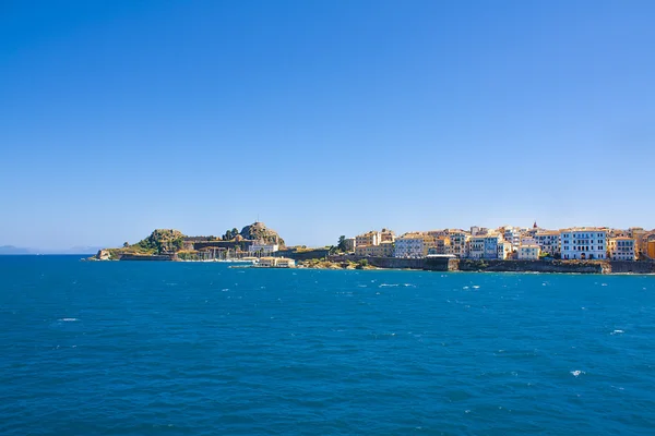 Isla de Corfú. Grecia. El antiguo castillo veneciano de Corfú . —  Fotos de Stock