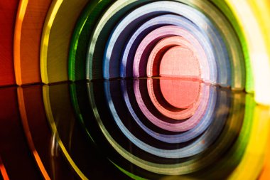 Gökkuşağı renkli ahşap gökkuşağı montessori blokları öğrenme oyunları düzenlemek için ayarlandı