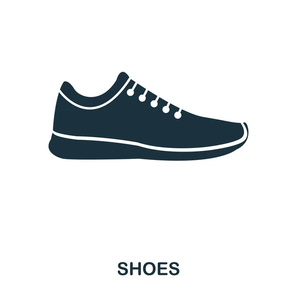 Icono Zapatos Diseño Icono Estilo Plano Interfaz Ilustración Zapatos Icono — Archivo Imágenes Vectoriales