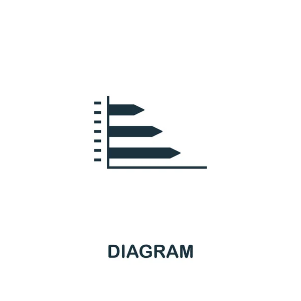 Az ábra ikonja. Prémium stílus design az üzleti ikon gyűjteményből. Pixel tökéletes diagram ikon web design, alkalmazások, szoftver, nyomtatás használat — Stock Vector