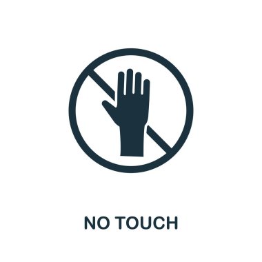 Dokunma simgesi yok. Yeni normallik koleksiyonundan monokrom unsuru. Pankart, bilgi grafikleri ve şablonlar için Dokunma simgesi yok.