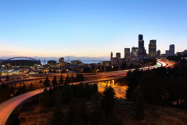 ほこり、ワシントンのシアトル都市景観 — ストック写真