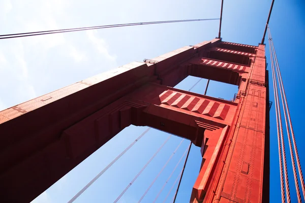 Golden Gate broen i detalj – stockfoto