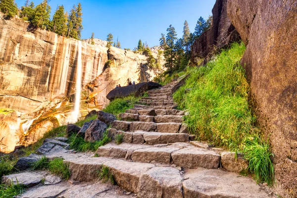 Vernal Vízesés Yosemite Valley Yosemite Nemzeti Park Kalifornia — Stock Fotó