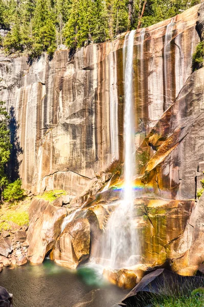 Vernal Falls Στο Yosemite Valley Εθνικό Πάρκο Γιοσέμιτι Καλιφόρνια — Φωτογραφία Αρχείου