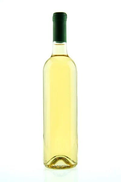 Bottle of white wine isolated — Stock Photo, Image