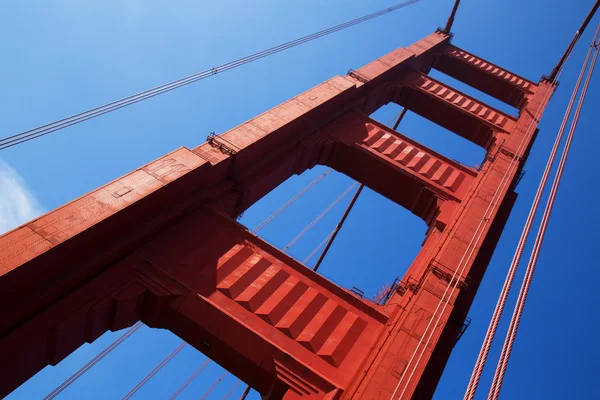 Golden Gate broen i detalj – stockfoto