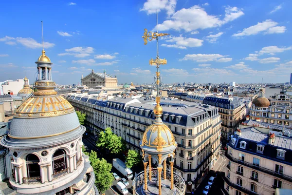 Acoperiș din Paris, Franța — Fotografie, imagine de stoc