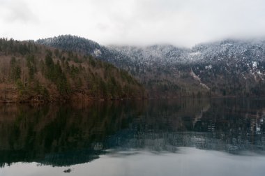 Konigsee Gölü, Berchtesgaden, Almanya