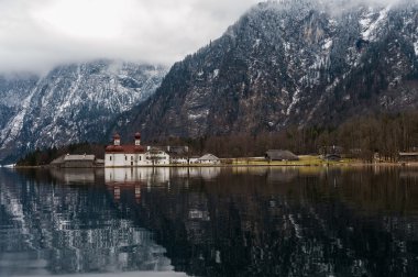 Konigsee Gölü, Berchtesgaden, Almanya