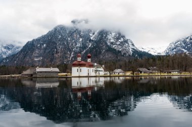 Konigsee Gölü, Berchtesgaden, Almanya