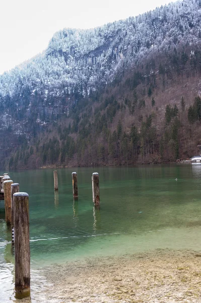 Jezioro Königssee, Berchtesgaden, Niemcy — Zdjęcie stockowe