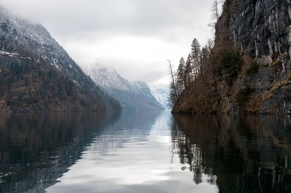 Konigsee lake, Berchtesgaden, Alemanha — Fotografia de Stock