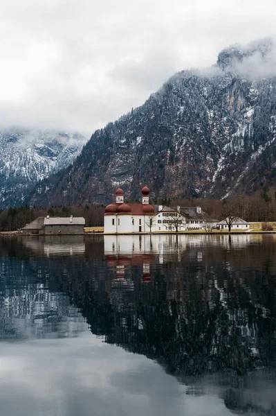 Konigsee 호수, Berchtesgaden, 독일 — 스톡 사진