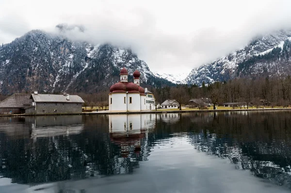 Konigsee 호수, Berchtesgaden, 독일 — 스톡 사진